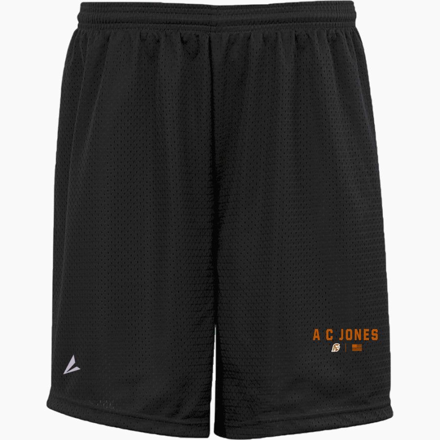 A C JONES HIGH SCHOOL TROJANS <span class="pdp-name-mascot">A C JONES TROJANS</span> BSN SPORTS Men's Mesh Non-Pocket Short 7" Inseam
