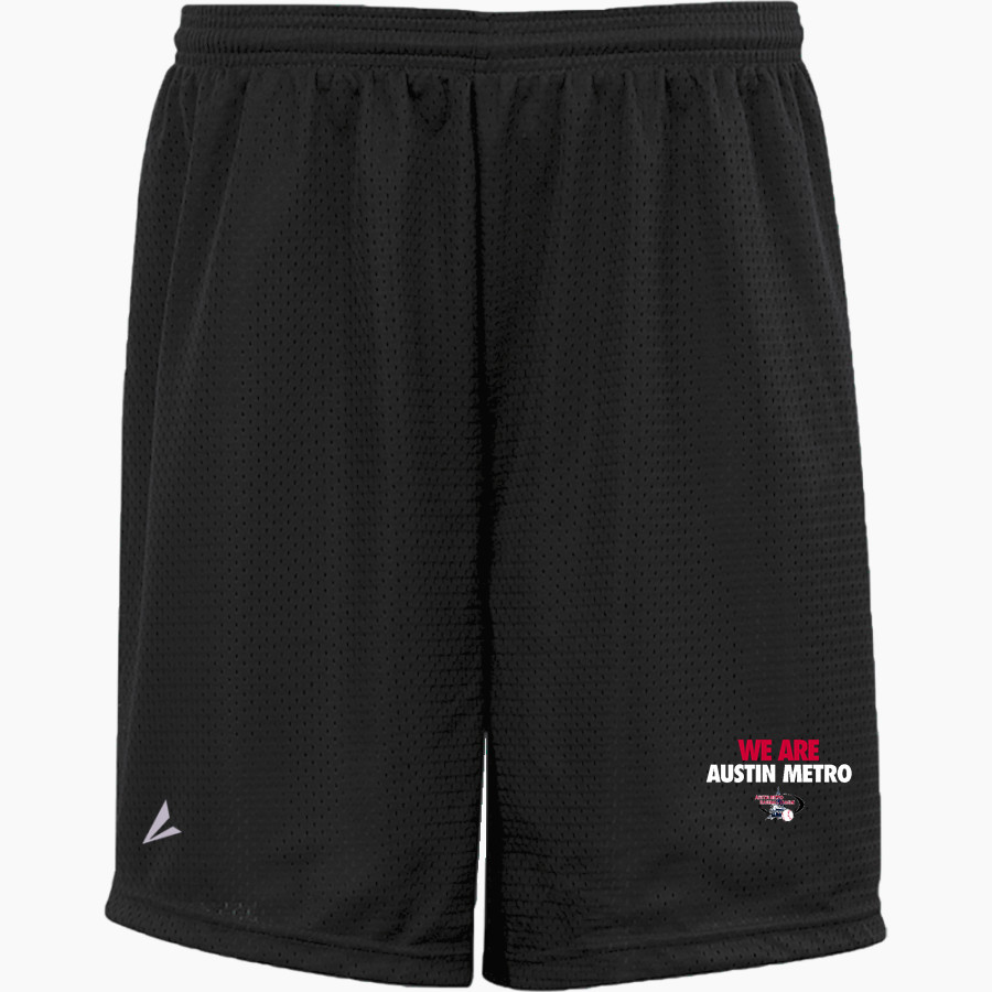 AUSTIN METRO BASEBALL LEAGUE BSN SPORTS Men's Mesh Non-Pocket Short 7" Inseam