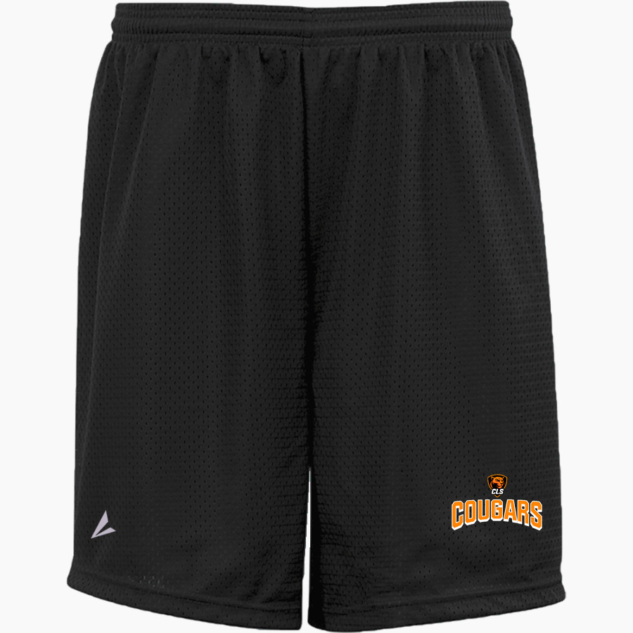 CHRIST LUTHERAN Cougars <span class="pdp-name-mascot">CHRIST LUTHERAN DAY SCHOOL Cougars</span> BSN SPORTS Men's Mesh Non-Pocket Short 7" Inseam