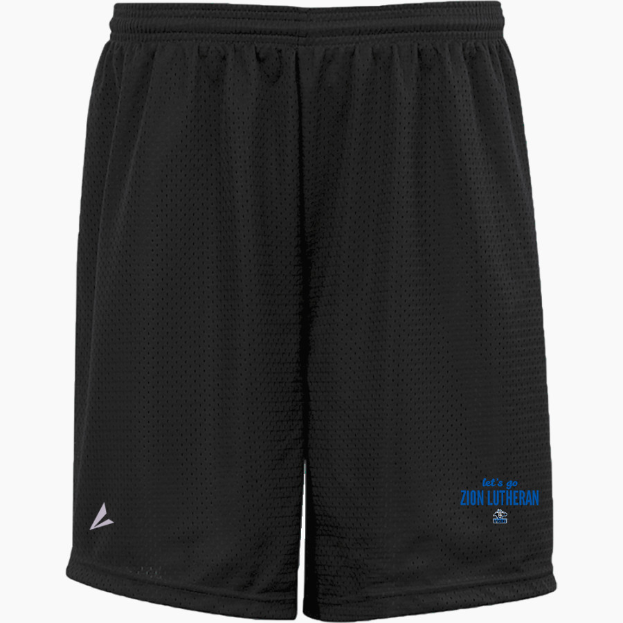 Zion Lutheran Raiders BSN SPORTS Youth Mesh Non-Pocket Short 6" Inseam