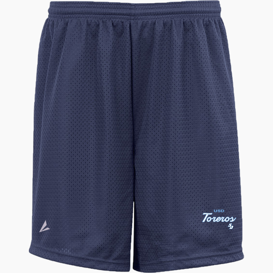 University of San Diego Toreros BSN SPORTS Youth Mesh Non-Pocket Short 6" Inseam