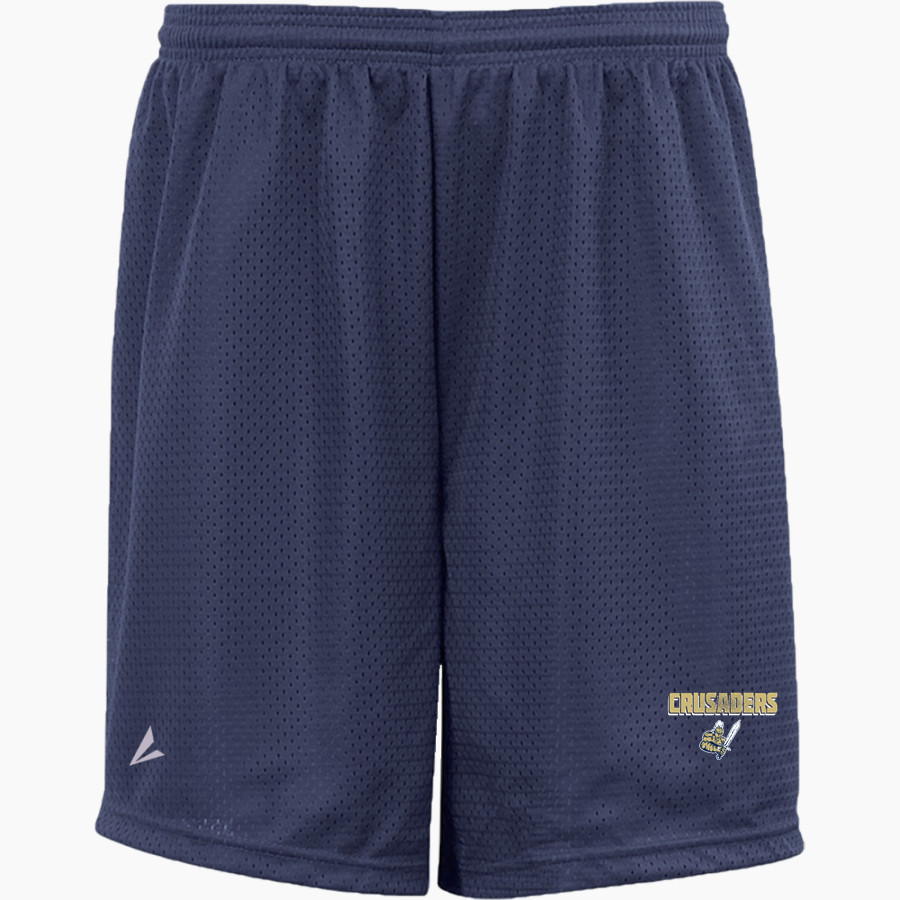 KING'S WAY CHRISTIAN SCHOOL CRUSADERS BSN SPORTS Youth Mesh Non-Pocket Short 6" Inseam