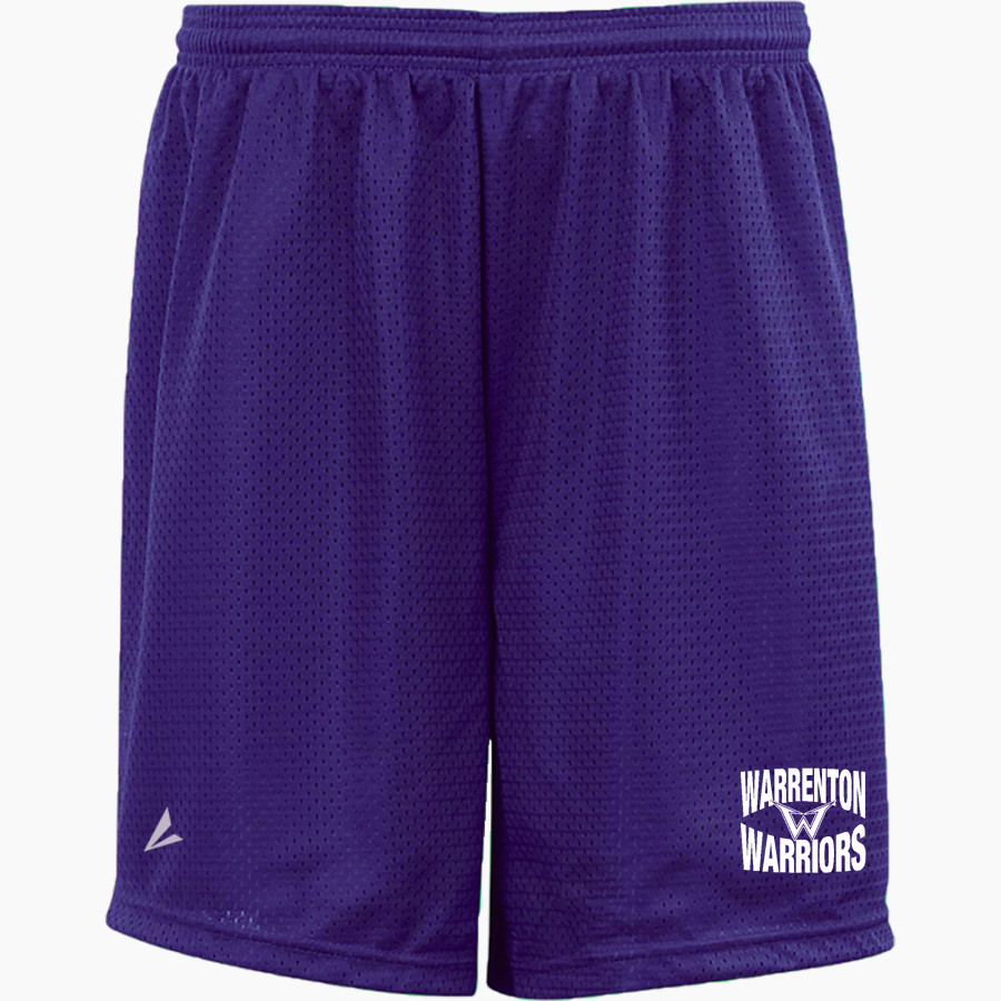 Warrenton Warriors BSN SPORTS Youth Mesh Non-Pocket Short 6" Inseam