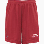 Pike Red Devils <span class="pdp-name-mascot">Pike Red Devils</span> BSN SPORTS Youth Mesh Non-Pocket Short 6" Inseam Front Thumbnail