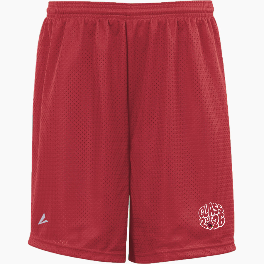 JOHANNESBURG-LEWISTON HIGH SCH CARDINALS <span class="pdp-name-mascot">JOHANNESBURG - LEWISTON CARDINALS</span> BSN SPORTS Youth Mesh Non-Pocket Short 6" Inseam