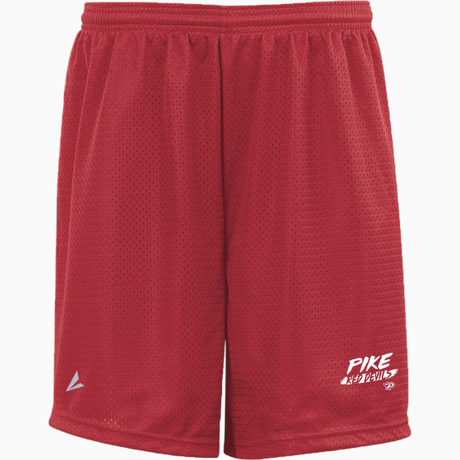 Pike Red Devils <span class="pdp-name-mascot">Pike Red Devils</span> BSN SPORTS Youth Mesh Non-Pocket Short 6" Inseam