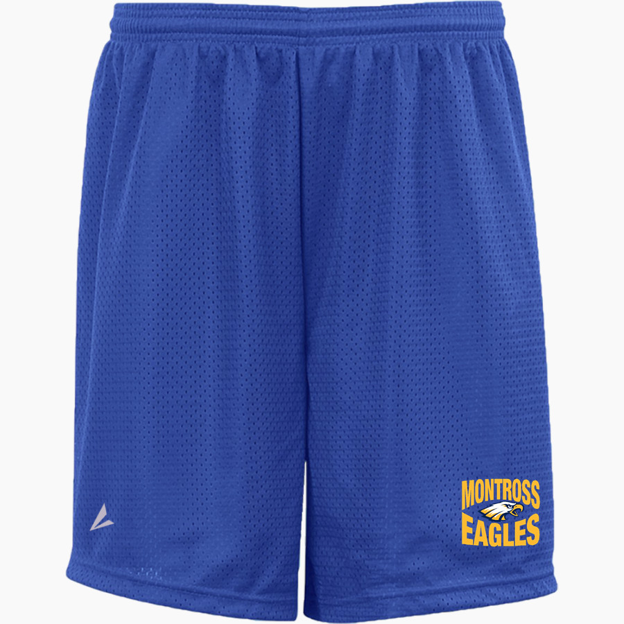 Montross Eagles BSN SPORTS Youth Mesh Non-Pocket Short 6" Inseam