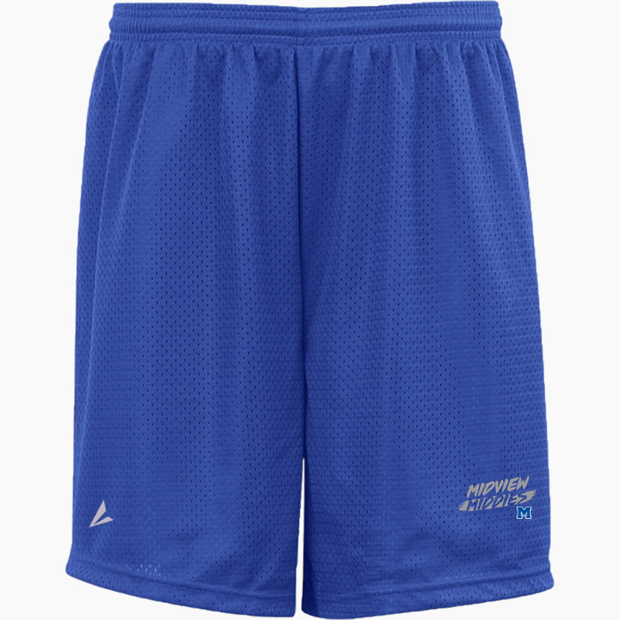 MIDVIEW MIDDIES #wearemidview <span class="pdp-name-mascot">MIDVIEW MIDDIES</span> BSN SPORTS Youth Mesh Non-Pocket Short 6" Inseam