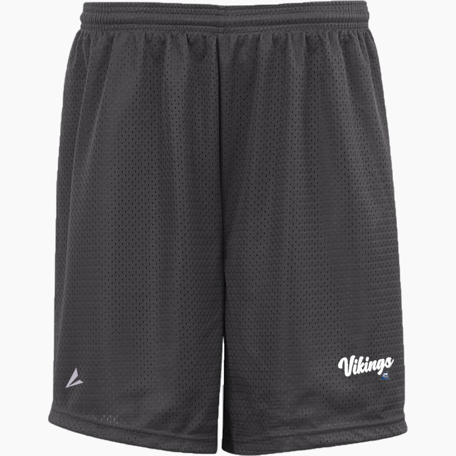 Lawrence University Vikings Online Store BSN SPORTS Youth Mesh Non-Pocket Short 6" Inseam