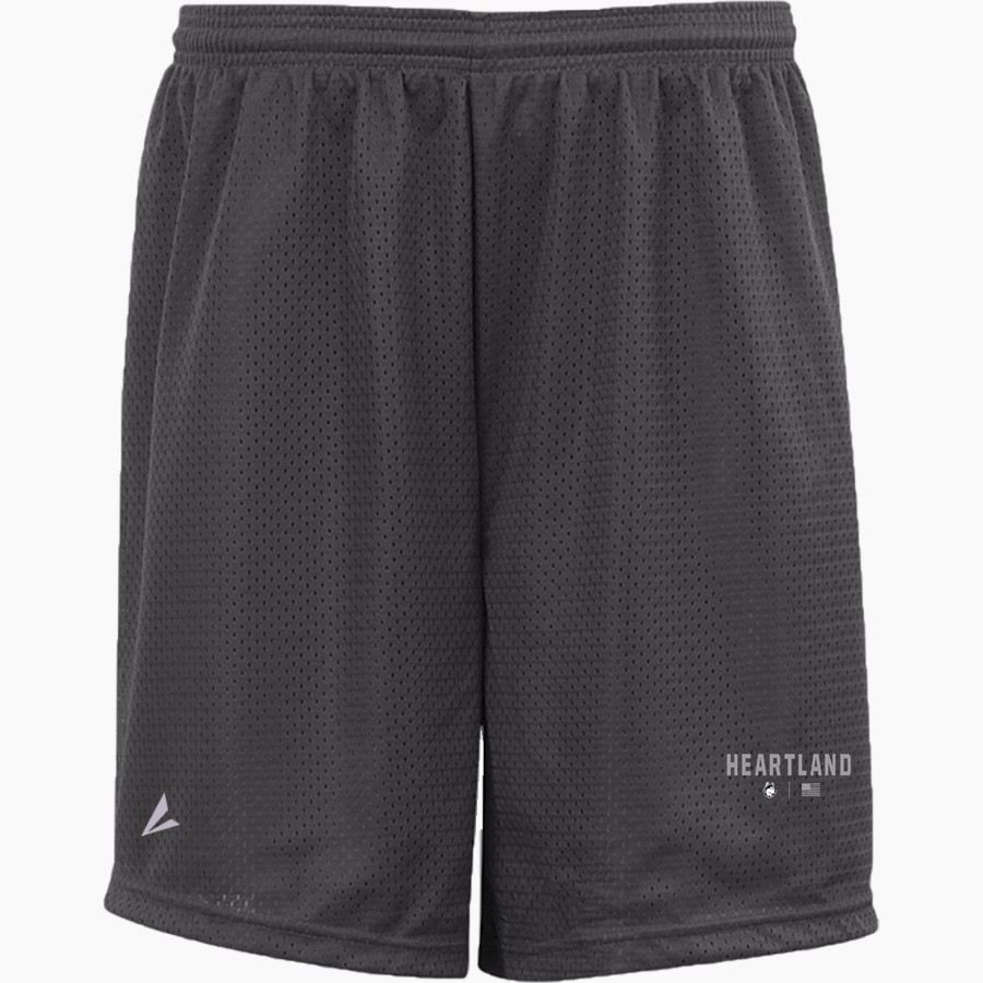 Heartland Huskie <span class="pdp-name-mascot">Heartland Community Schools Huskies</span> BSN SPORTS Youth Mesh Non-Pocket Short 6" Inseam