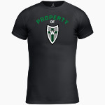 West Lutheran Warriors BSN SPORTS Men's Short Sleeve Compression Top Front Thumbnail