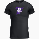 Truman State University Official Store of the Bulldogs <span class="pdp-name-mascot">Truman Bulldogs</span> BSN SPORTS Men's Short Sleeve Compression Top Front Thumbnail