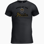 CRANDALL HIGH SCHOOL PIRATES <span class="pdp-name-mascot">CRANDALL PIRATES</span> BSN SPORTS Men's Short Sleeve Compression Top Front Thumbnail