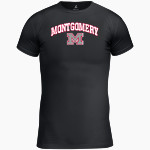 Montgomery Vikings BSN SPORTS Men's Short Sleeve Compression Top Front Thumbnail