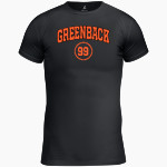 GREENBACK HIGH SCHOOL CHEROKEES <span class="pdp-name-mascot">GREENBACK CHEROKEES</span> BSN SPORTS Men's Short Sleeve Compression Top Front Thumbnail