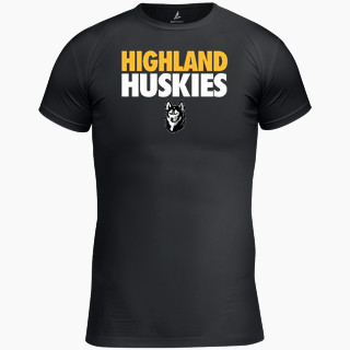 BSN SPORTS Men's Short Sleeve Compression Top