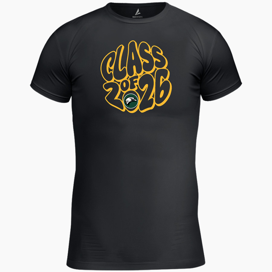 Fuentes Eagles BSN SPORTS Men's Short Sleeve Compression Top