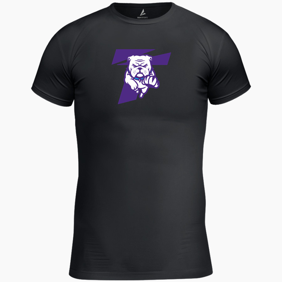 Truman State University Official Store of the Bulldogs <span class="pdp-name-mascot">Truman Bulldogs</span> BSN SPORTS Men's Short Sleeve Compression Top