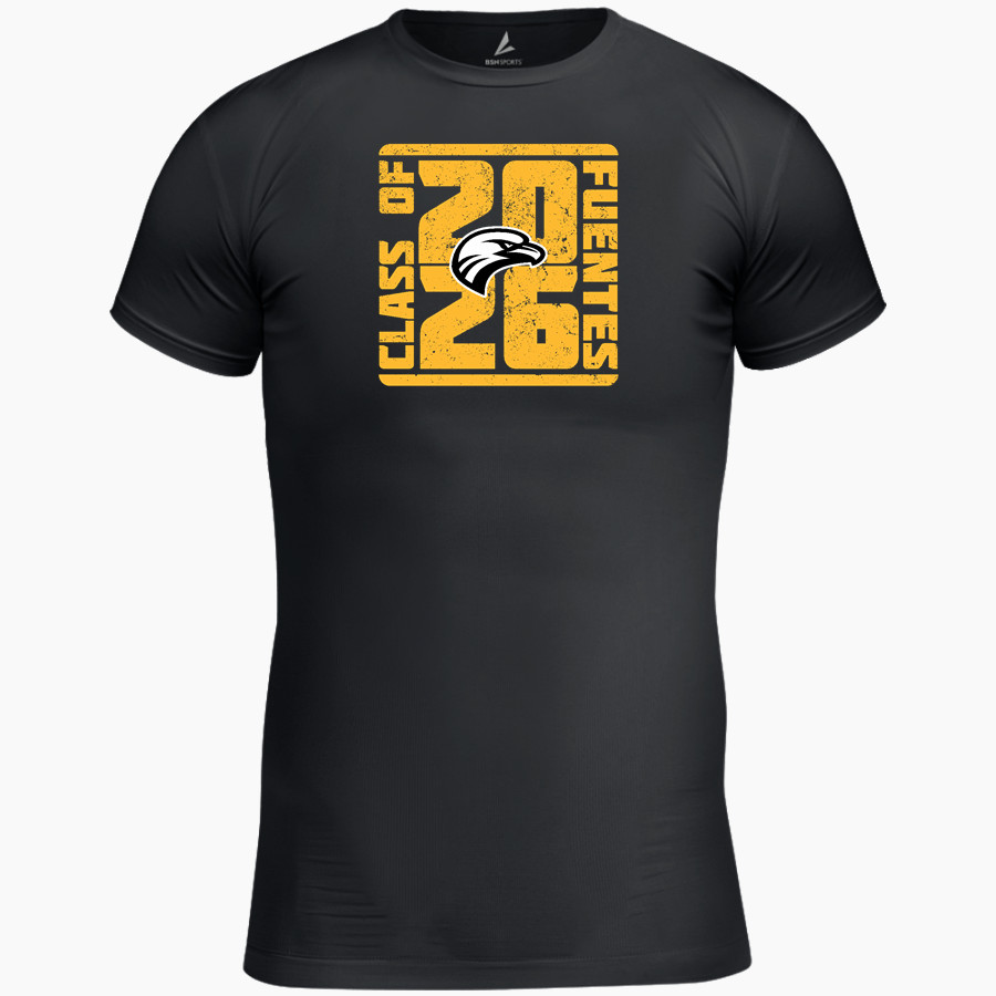 Fuentes Eagles BSN SPORTS Men's Short Sleeve Compression Top
