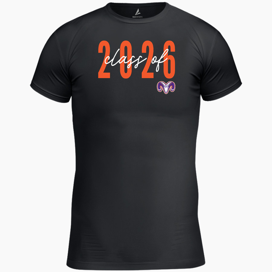 McDonough Rams BSN SPORTS Men's Short Sleeve Compression Top