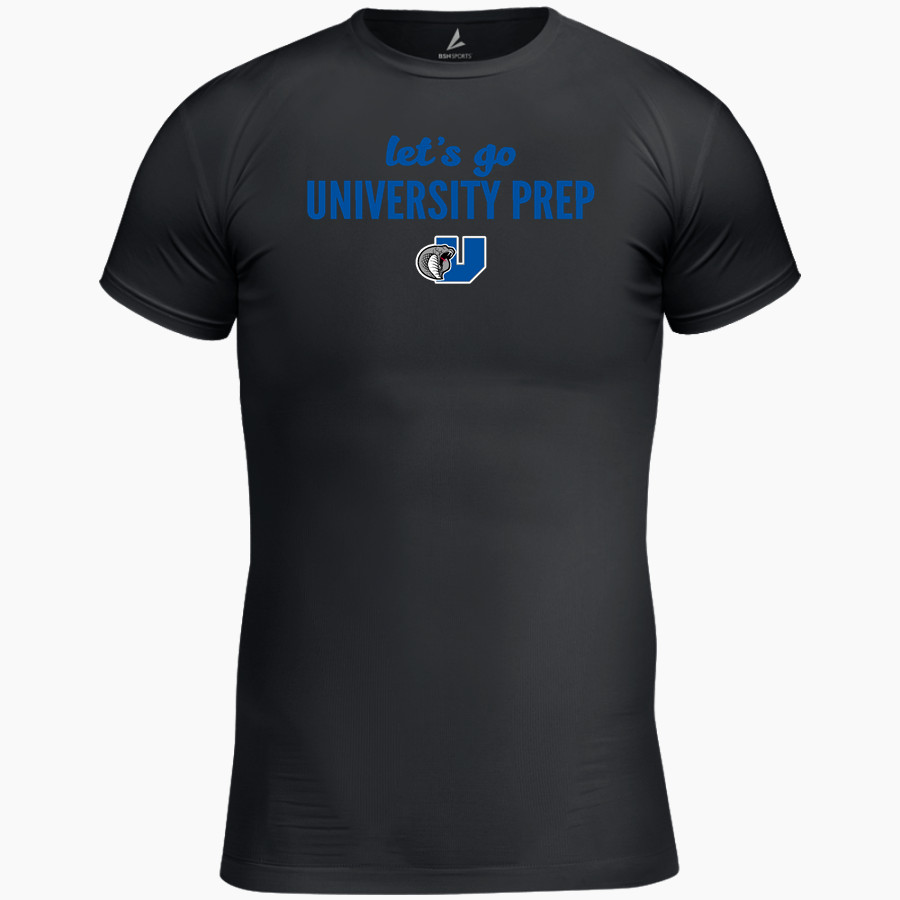 University Prep Cobras BSN SPORTS Men's Short Sleeve Compression Top