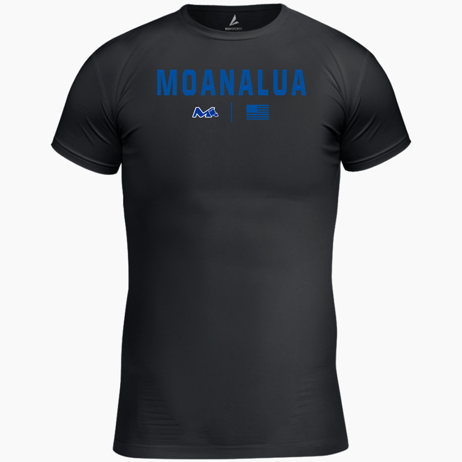 Moanalua Na Menehune BSN SPORTS Men's Short Sleeve Compression Top