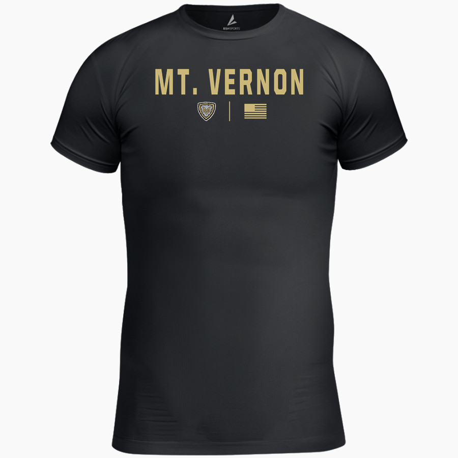 Mt Vernon Marauders BSN SPORTS Men's Short Sleeve Compression Top