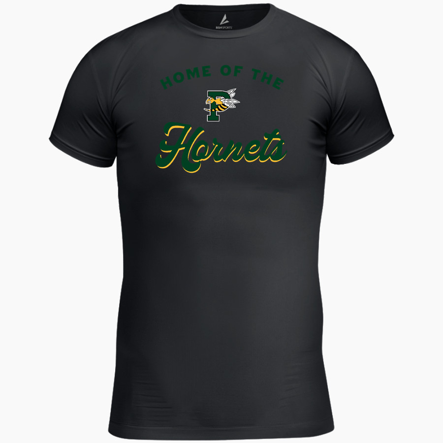 PREBLE HIGH SCHOOL HORNETS BSN SPORTS Men's Short Sleeve Compression Top