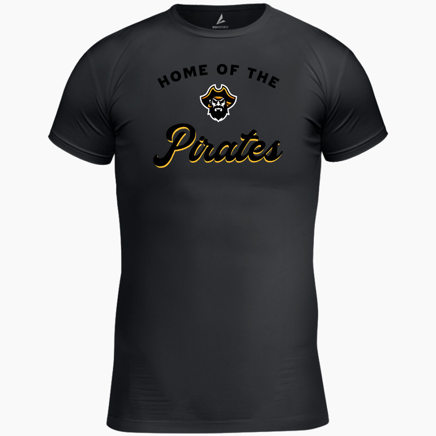 CRANDALL HIGH SCHOOL PIRATES <span class="pdp-name-mascot">CRANDALL PIRATES</span> BSN SPORTS Men's Short Sleeve Compression Top