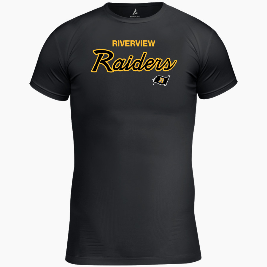 RIVERVIEW HIGH SCHOOL RAIDERS BSN SPORTS Men's Short Sleeve Compression Top