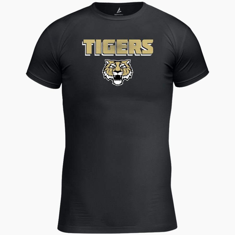Lebanon Tigers <span class="pdp-name-mascot">Lebanon Tigers</span> BSN SPORTS Men's Short Sleeve Compression Top