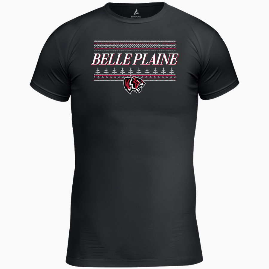 Belle Plaine Tigers BSN SPORTS Men's Short Sleeve Compression Top