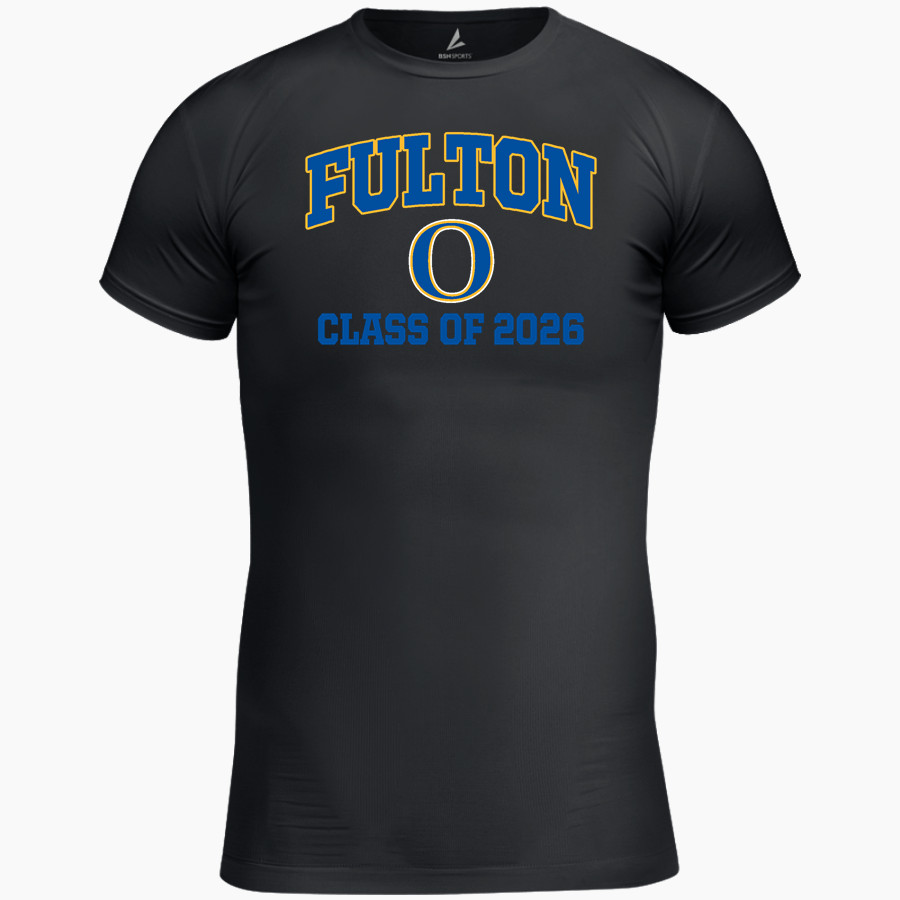Fulton Panthers <span class="pdp-name-mascot">Fulton Jr. High School Panthers</span> BSN SPORTS Men's Short Sleeve Compression Top