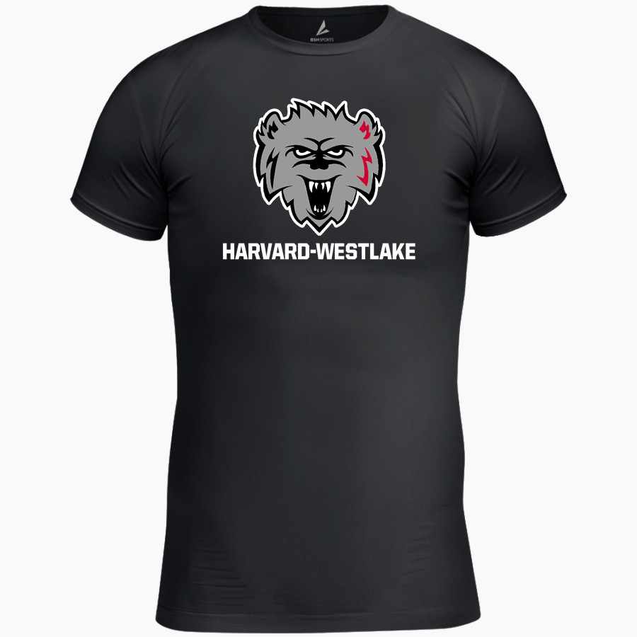 Harvard-Westlake The Official Online Store BSN SPORTS Men's Short Sleeve Compression Top