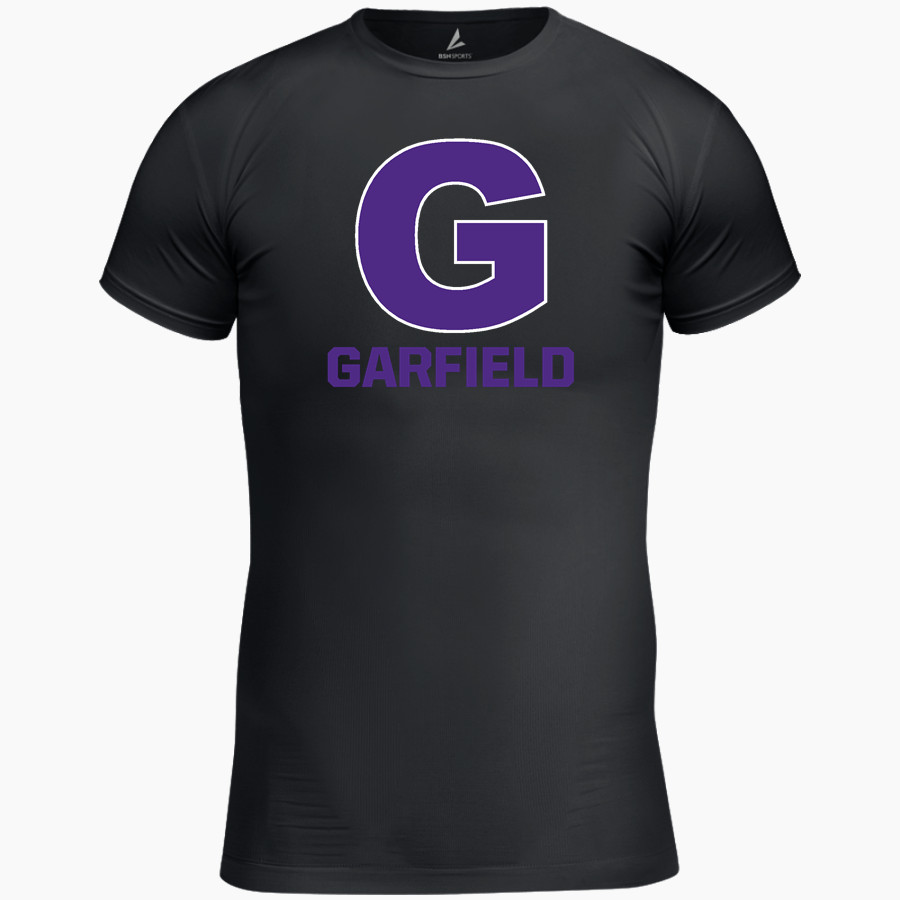 Garfield Bulldogs BSN SPORTS Men's Short Sleeve Compression Top