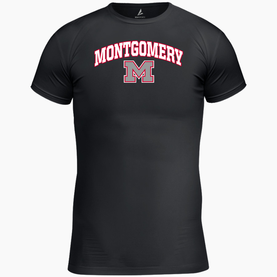 Montgomery Vikings BSN SPORTS Men's Short Sleeve Compression Top