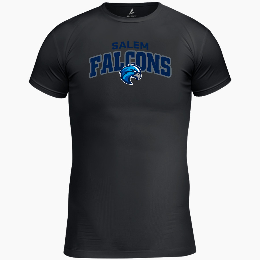 Salem Falcons <span class="pdp-name-mascot">Salem School District Falcons</span> BSN SPORTS Men's Short Sleeve Compression Top