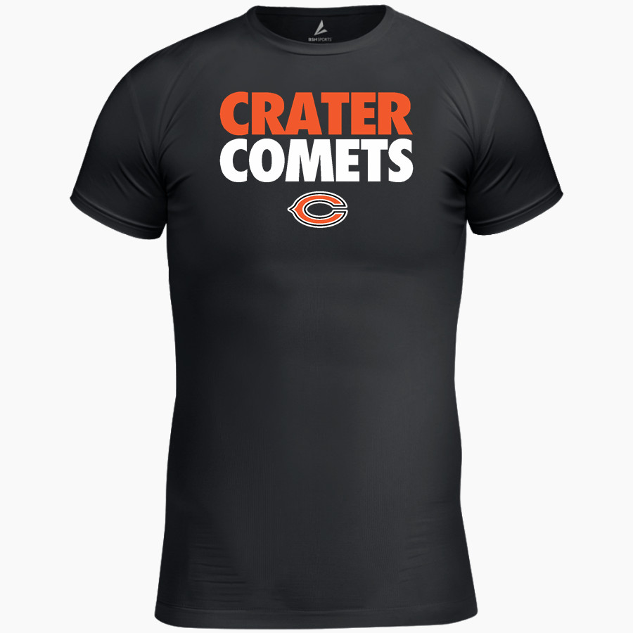 Crater Comets BSN SPORTS Men's Short Sleeve Compression Top