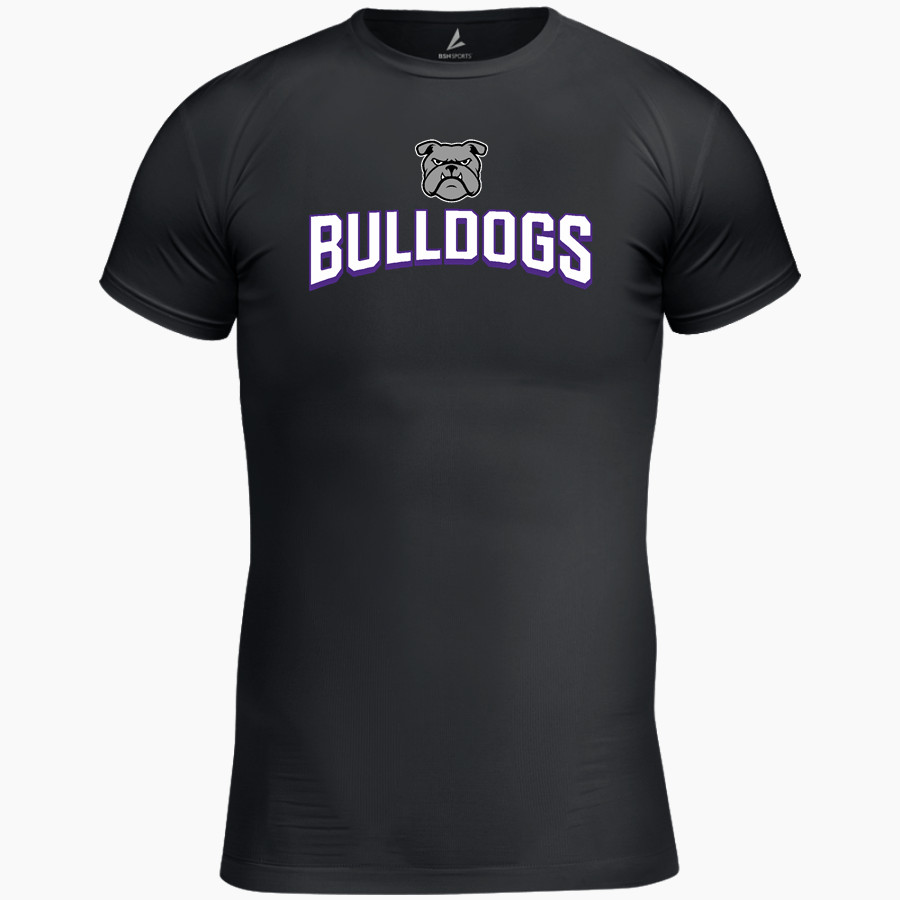 Garfield Bulldogs BSN SPORTS Men's Short Sleeve Compression Top