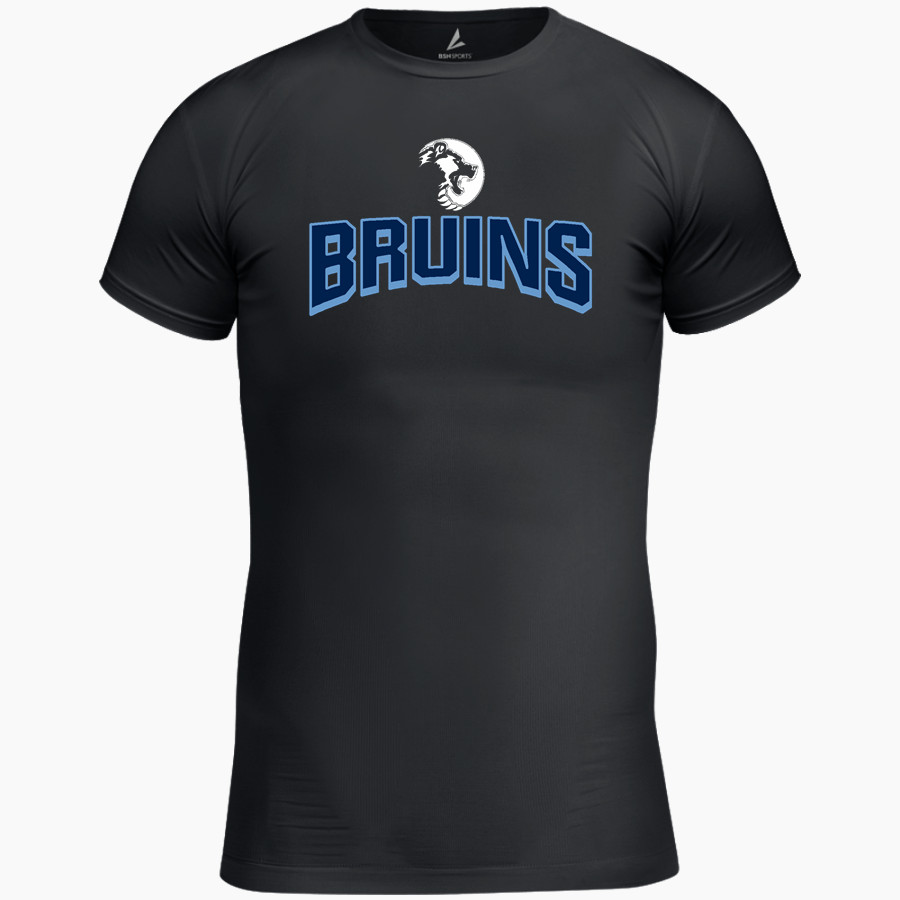 BARTLESVILLE HIGH SCHOOL BRUINS <span class="pdp-name-mascot">BARTLESVILLE BRUINS</span> BSN SPORTS Men's Short Sleeve Compression Top