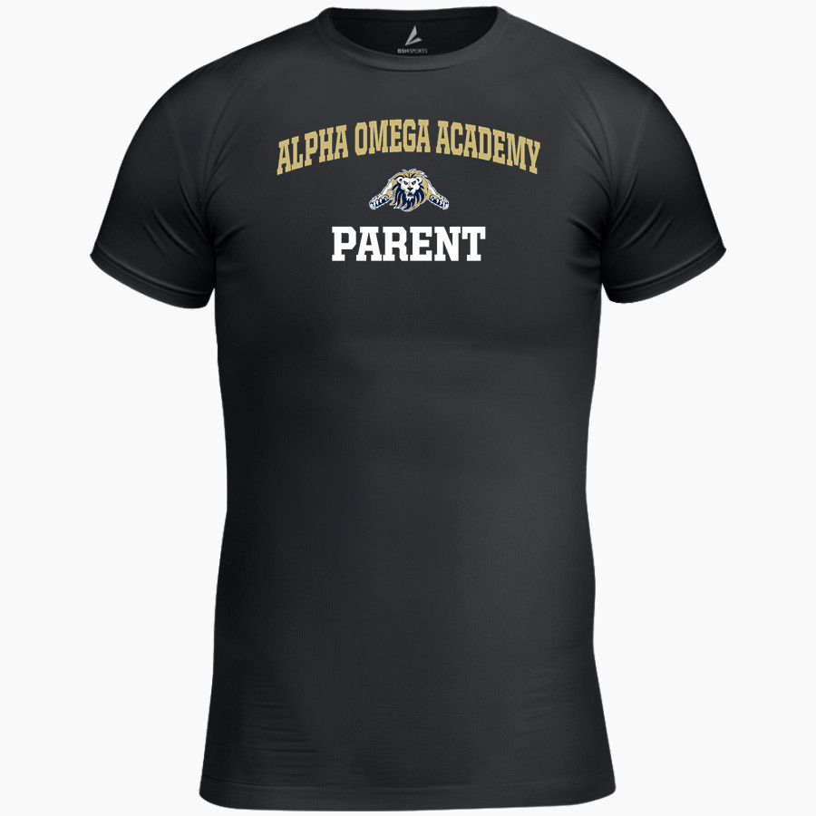 ALPHA OMEGA ACADEMY LIONS <span class="pdp-name-mascot">ALPHA OMEGA ACADEMY LIONS</span> BSN SPORTS Men's Short Sleeve Compression Top