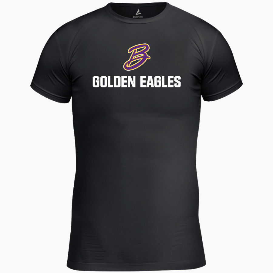 BELLBROOK GOLDEN EAGLES The Official Online Store <span class="pdp-name-mascot">BELLBROOK GOLDEN EAGLES</span> BSN SPORTS Men's Short Sleeve Compression Top