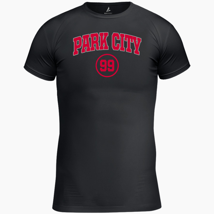Park City Miners <span class="pdp-name-mascot">PARK CITY MINERS</span> BSN SPORTS Men's Short Sleeve Compression Top