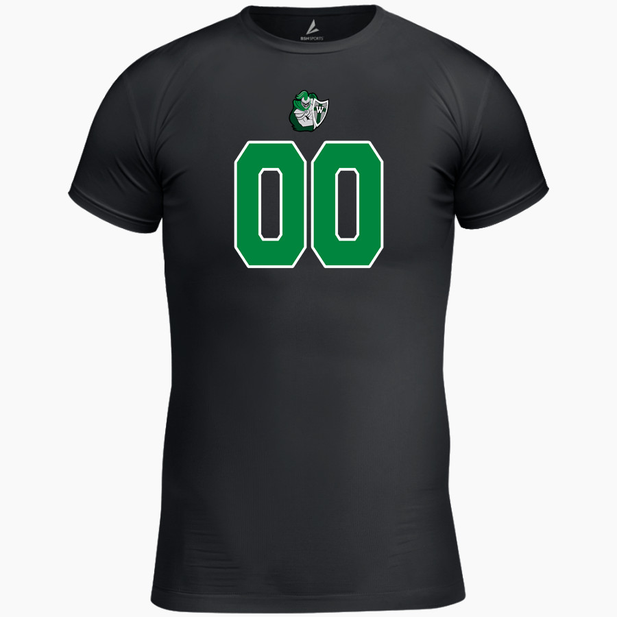 West Lutheran Warriors BSN SPORTS Men's Short Sleeve Compression Top