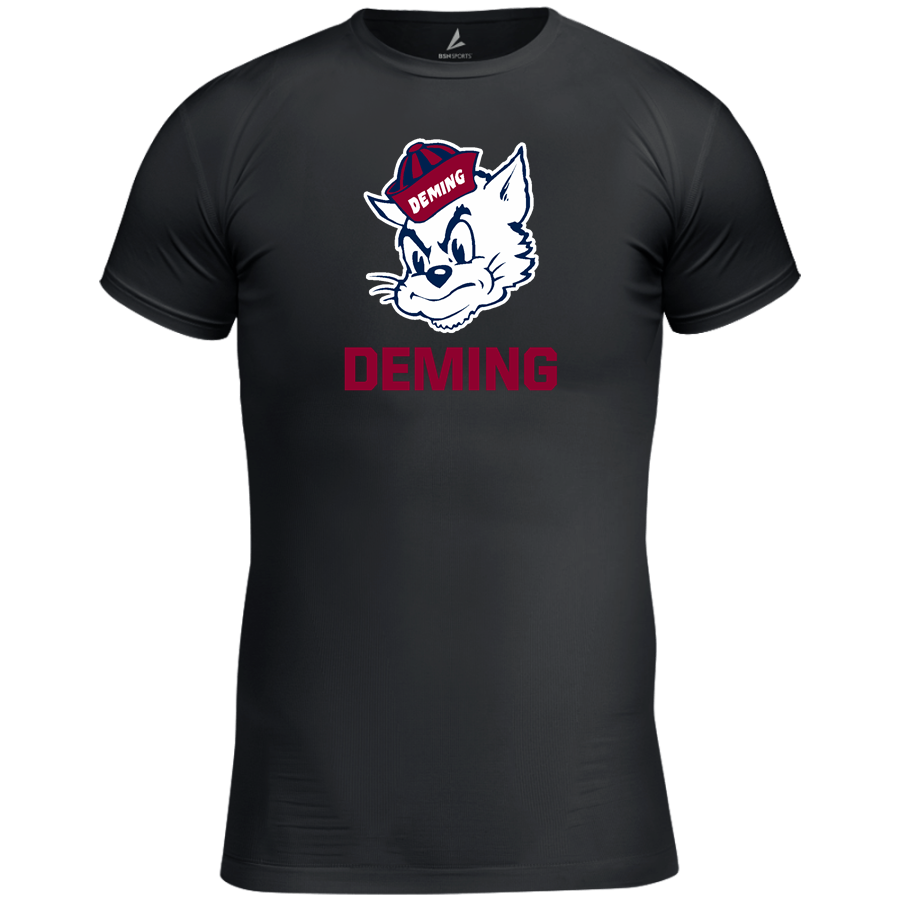 DEMING HIGH SCHOOL WILDCATS <span class="pdp-name-mascot">DEMING WILDCATS</span> BSN SPORTS Men's Short Sleeve Compression Top