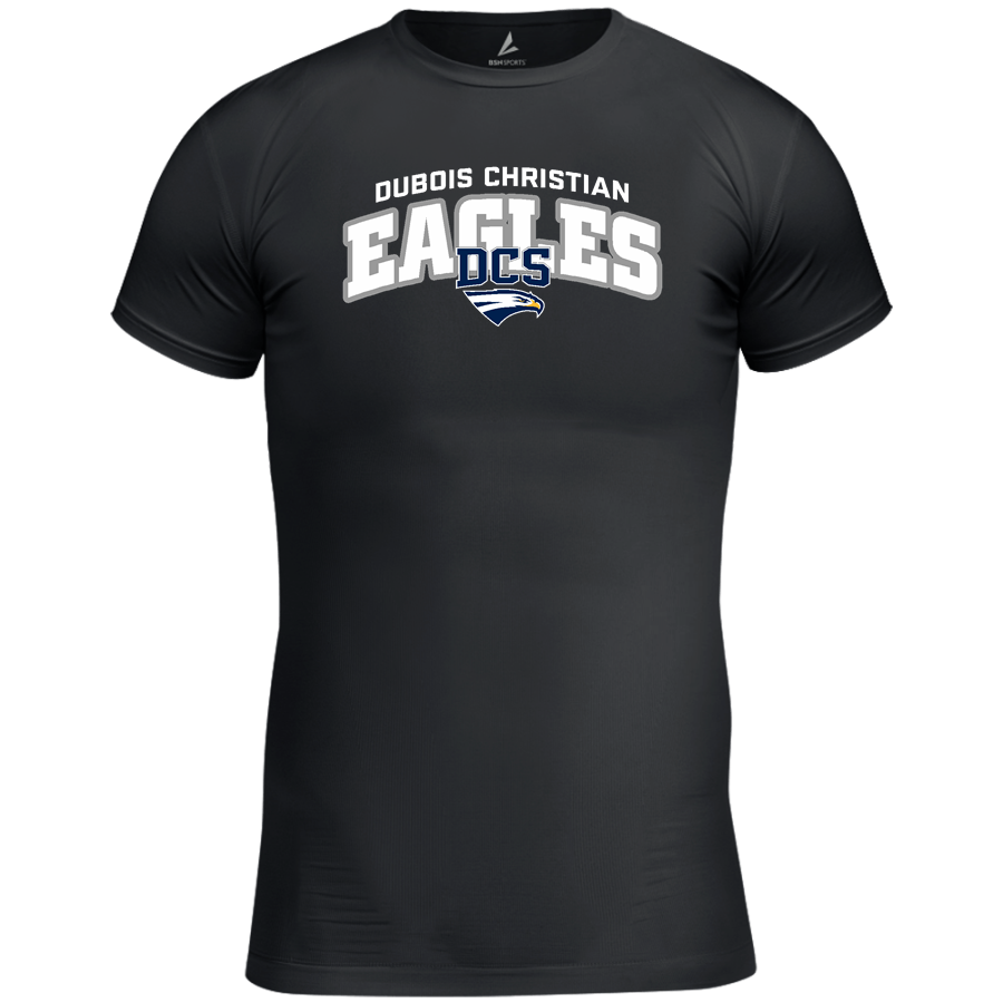 DUBOIS CHRISTIAN SCHOOLS EAGLES <span class="pdp-name-mascot">DUBOIS EAGLES</span> BSN SPORTS Men's Short Sleeve Compression Top