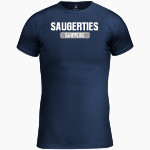 Saugerties Sawyers <span class="pdp-name-mascot">Saugerties Sawyers</span> BSN SPORTS Men's Short Sleeve Compression Top Front Thumbnail