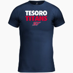 Tesoro Titans BSN SPORTS Men's Short Sleeve Compression Top Front Thumbnail