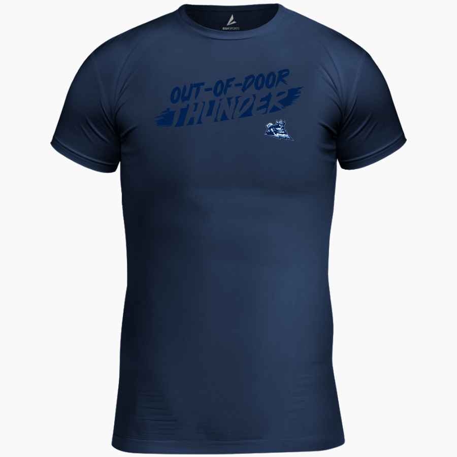 Out-of-Door Thunder BSN SPORTS Men's Short Sleeve Compression Top