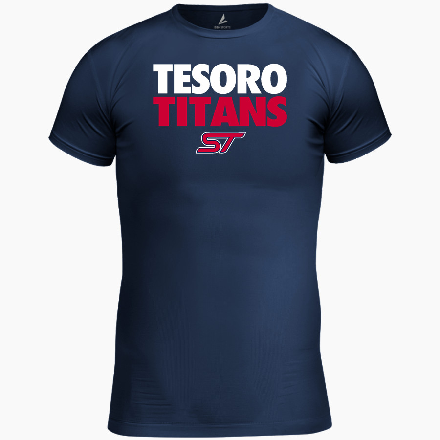 Tesoro Titans BSN SPORTS Men's Short Sleeve Compression Top